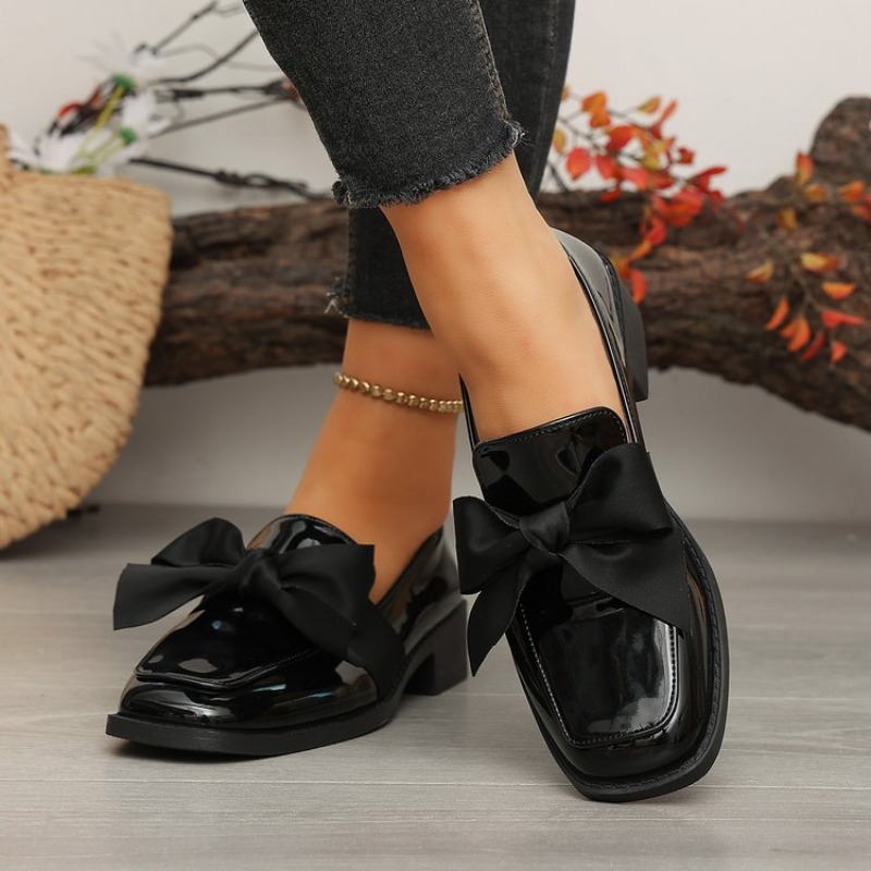Fashion Bowknot Slip On Loafer - Women'S Fashion Shoes review and price