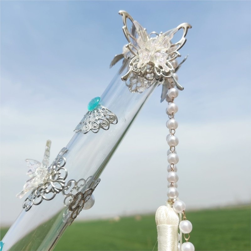 Transparent Handheld Butterfly - Women Fashion Photoshoot review and price